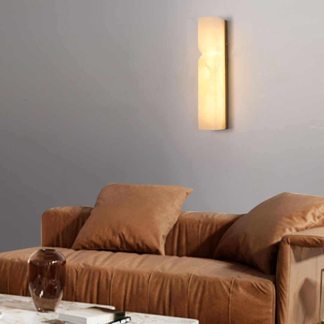 Modern Luxurious Alabaster Wall Sconce