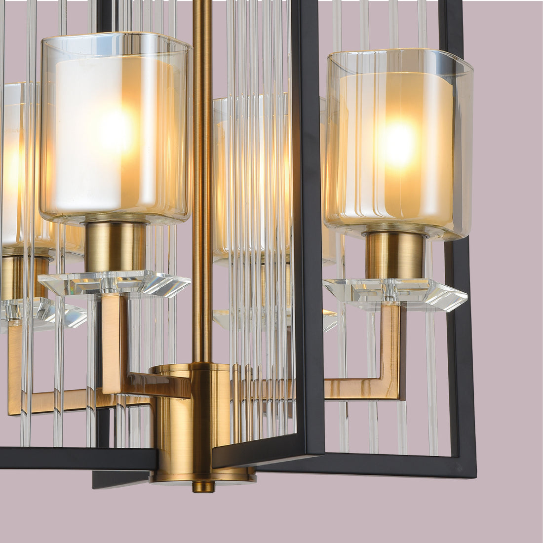 Golden Halo Chandelier