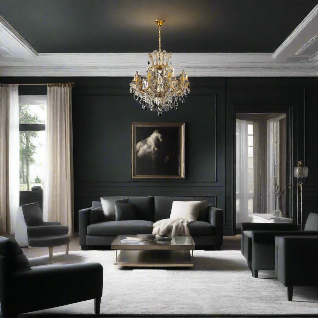 Midnight Elegance Chandelier