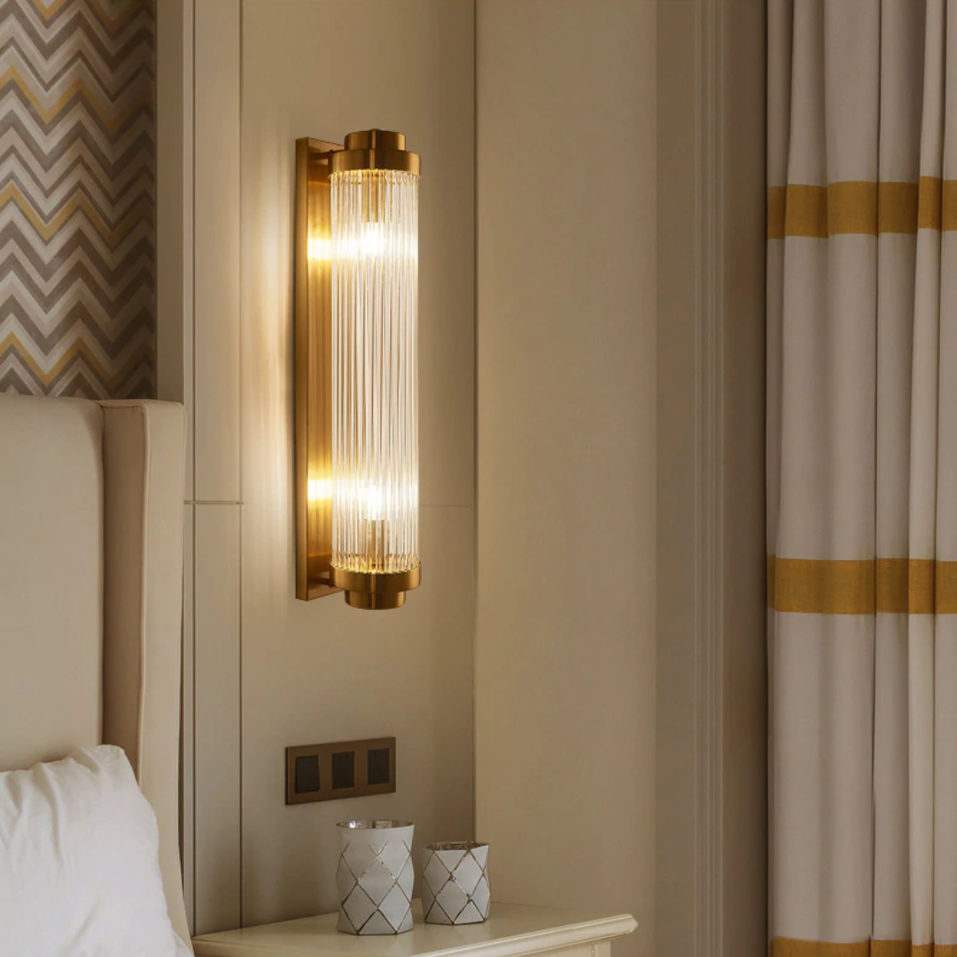 Golden Veil Wall Light