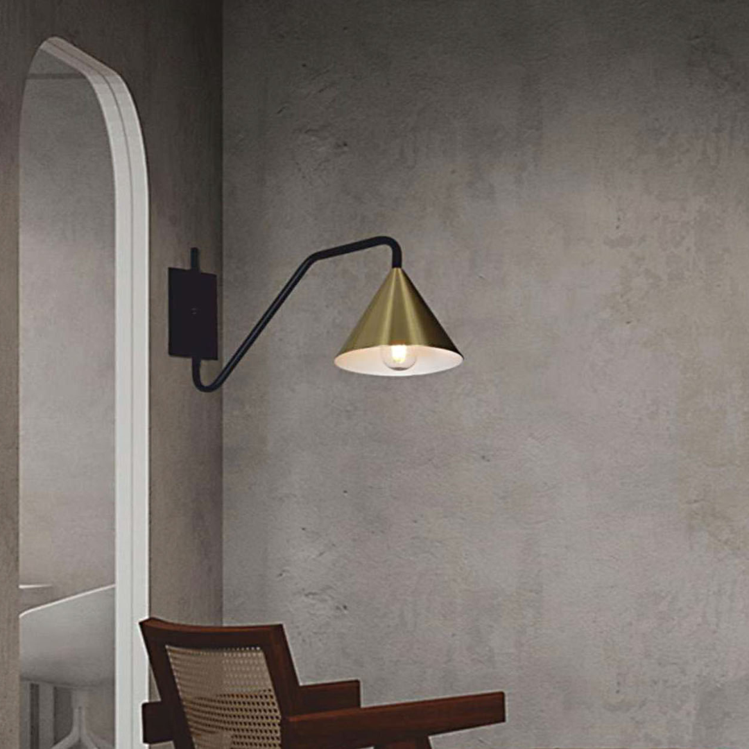 Brass Halo Wall Light