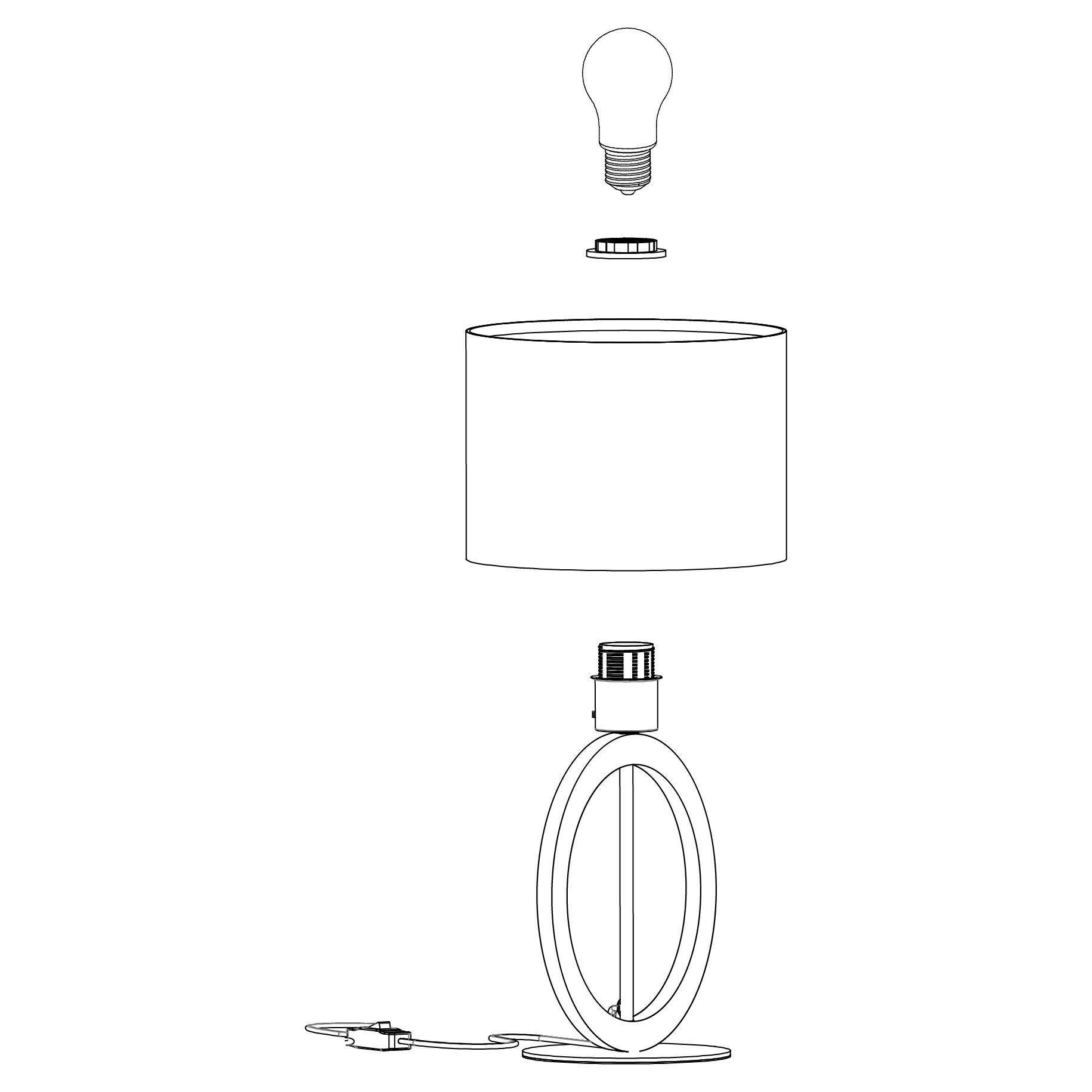 BASILDON Table Lamp by The Light Library