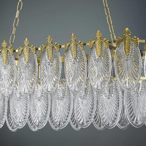 Crystal Leaflet Chandelier by The Light Library