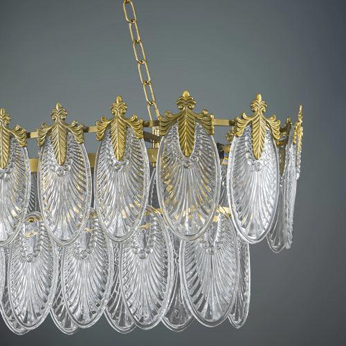 Crystal Leaflet Chandelier by The Light Library