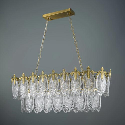 Crystal Leaflet Chandelier by The Light Library