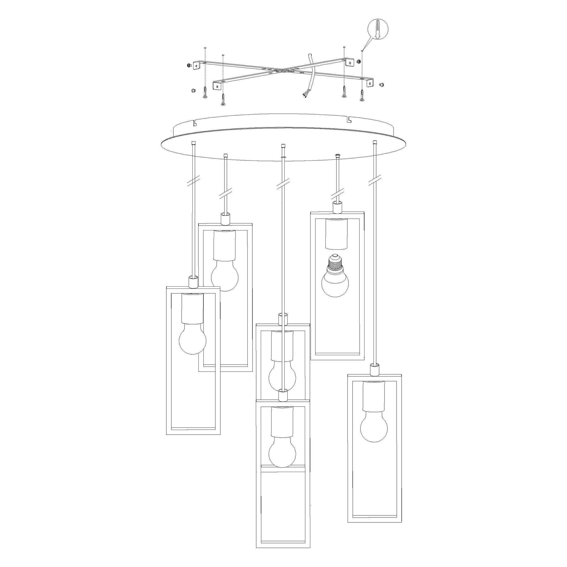 LITTLETON Pendant Light by The Light Library