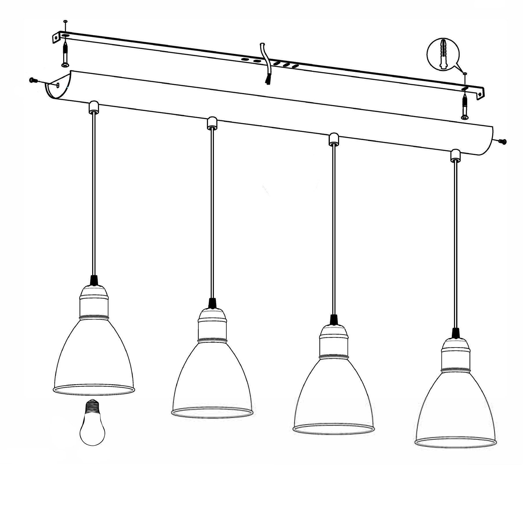 PRIDDY Pendant Light by The Light Library