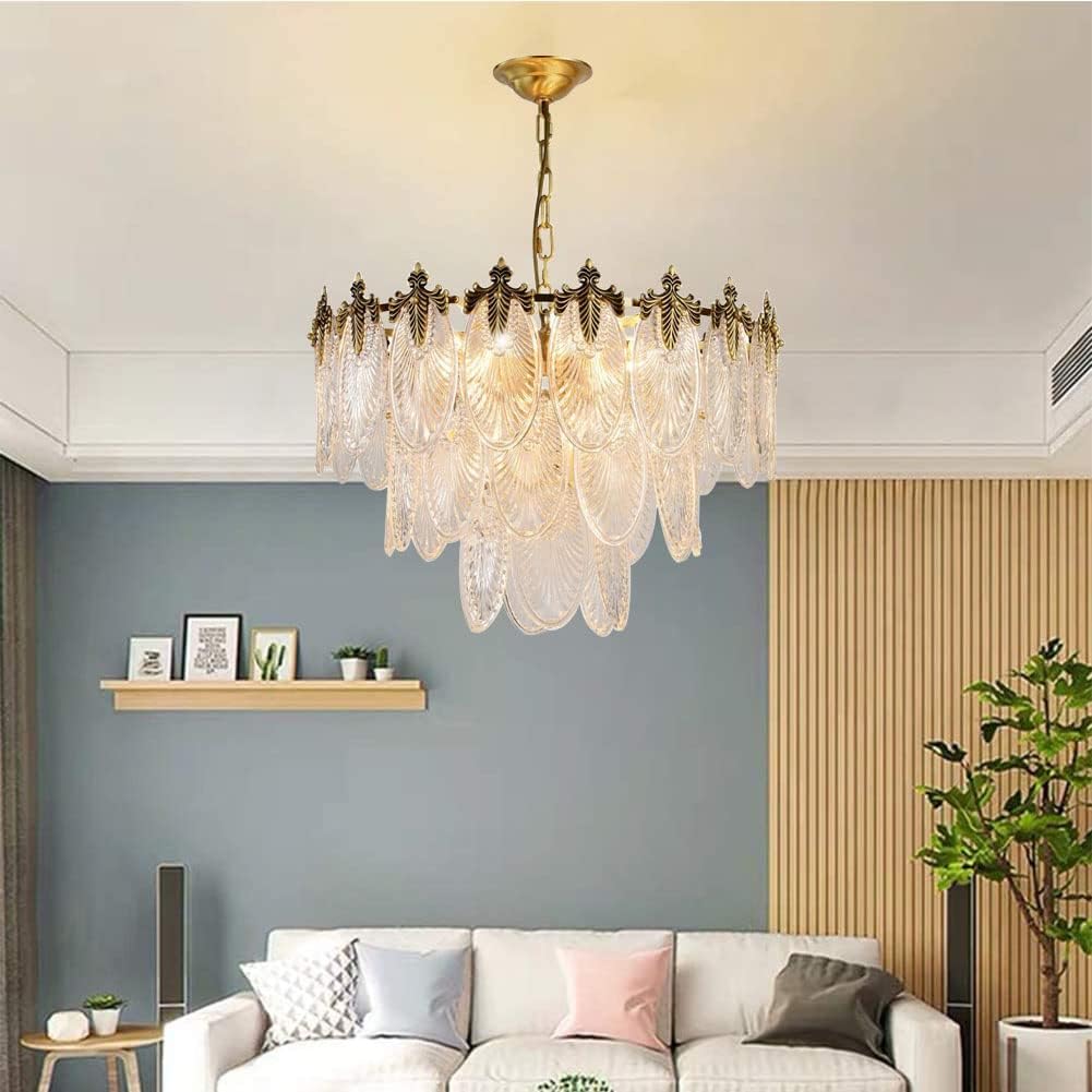 Crystal Leaflet Chandelier by The Light Library