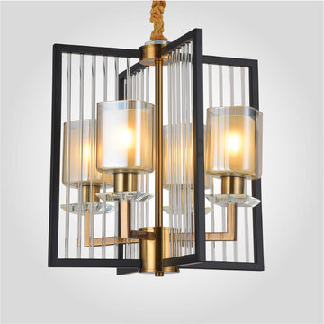 Golden Halo Chandelier