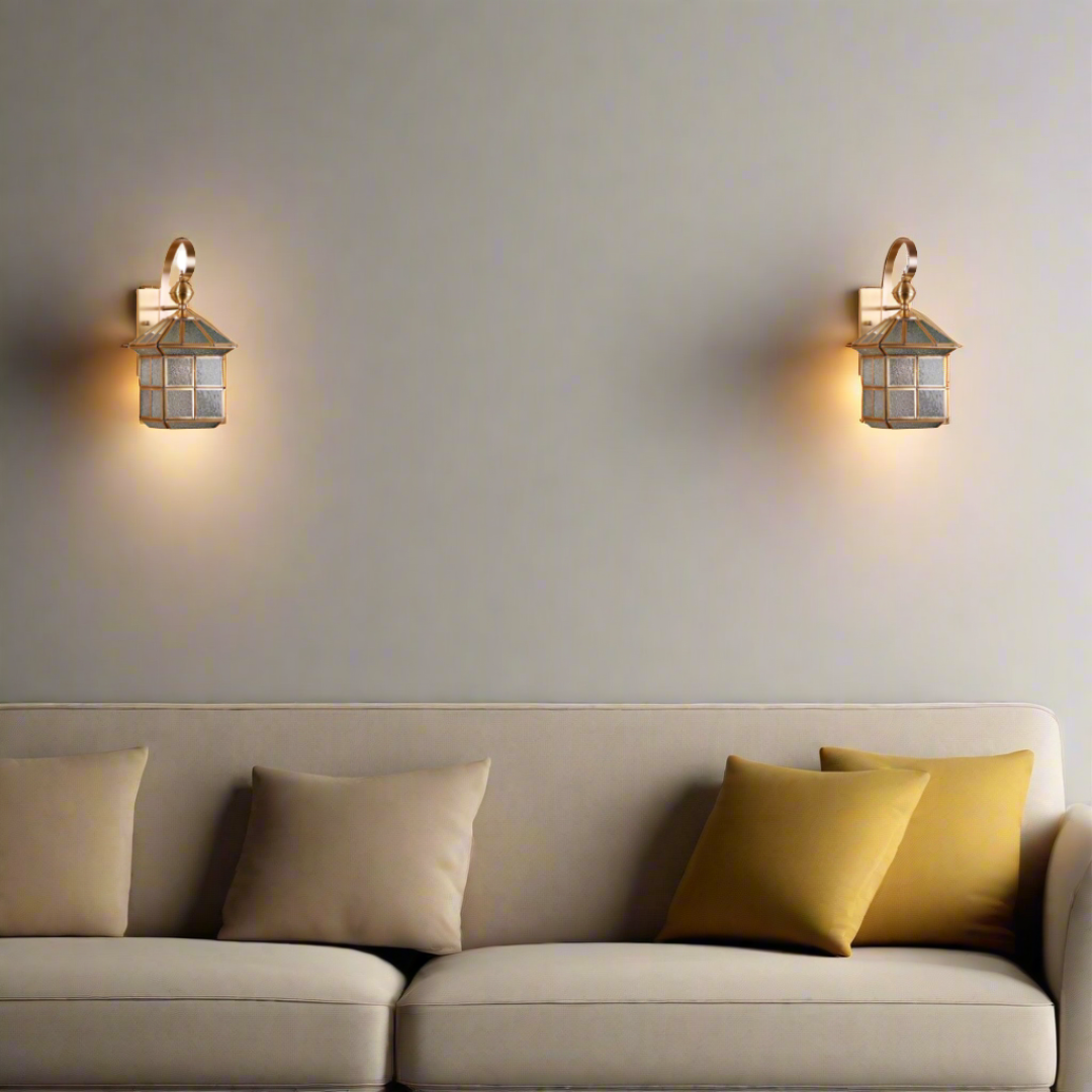Etoile Brass Wall Light