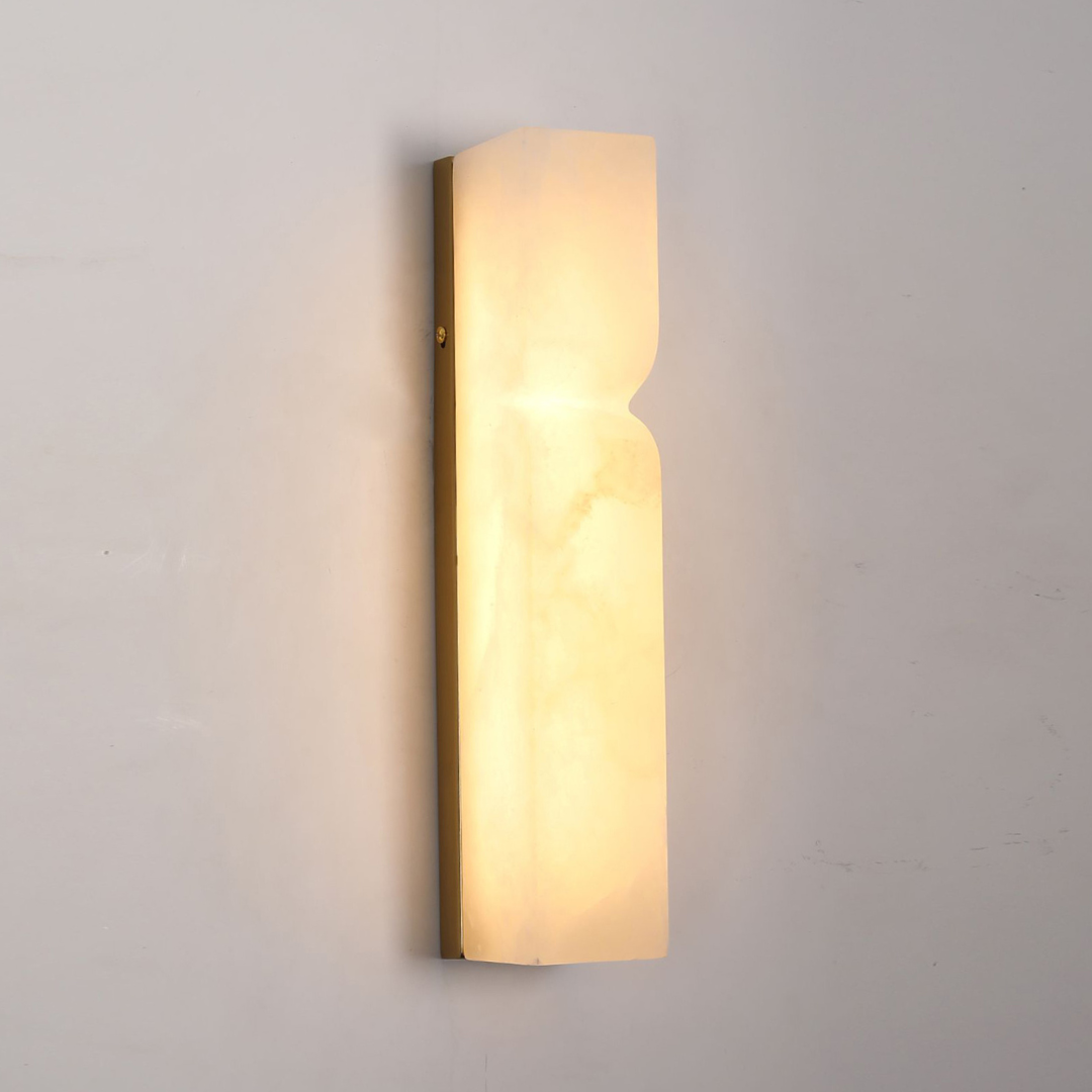 Modern Luxurious Alabaster Wall Sconce
