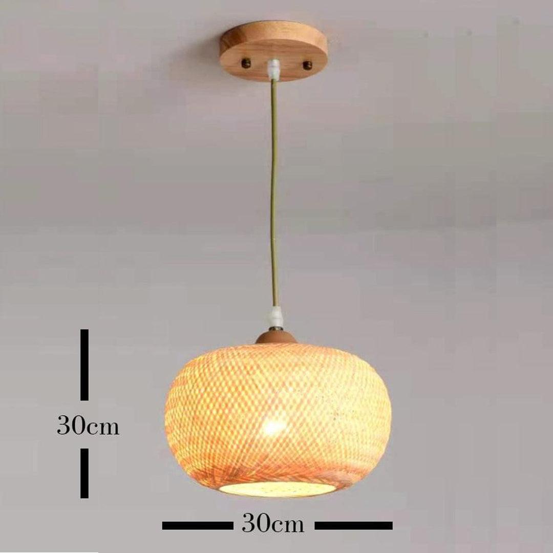 Acacia Bamboo Pendant Light by The Light Library