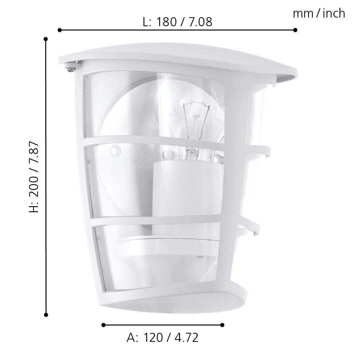 ALORIA Outdoor Wall Light by The Light Library