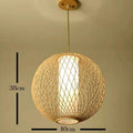 BALSAM Bamboo Pendant Light by The Light Library