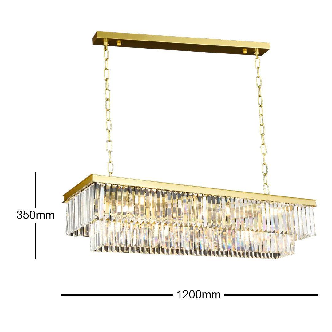 BENJAMIN Linear Chandelier by The Light Library