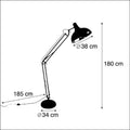 BORGILLIO Floor Lamp by The Light Library