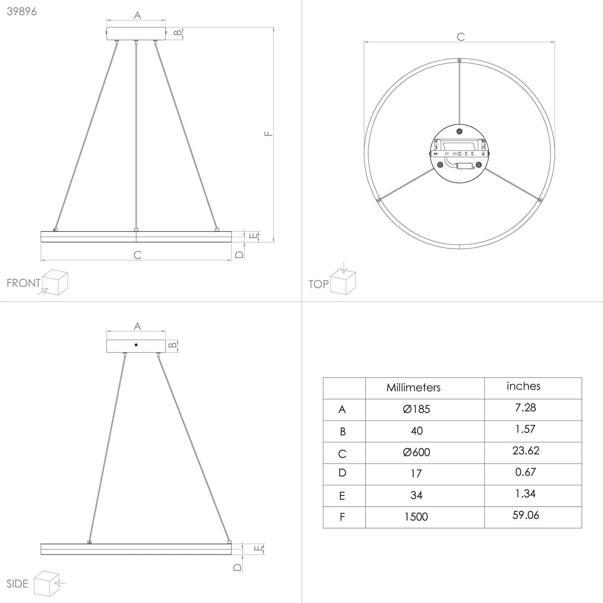 CADINARO pendant light by The Light Library