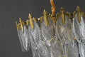 Crystal Leaflet Chandelier by The Light Library