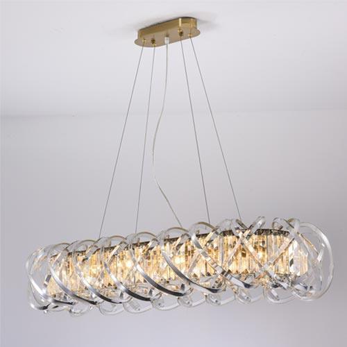 Decority Linear Chandelier by The Light Library