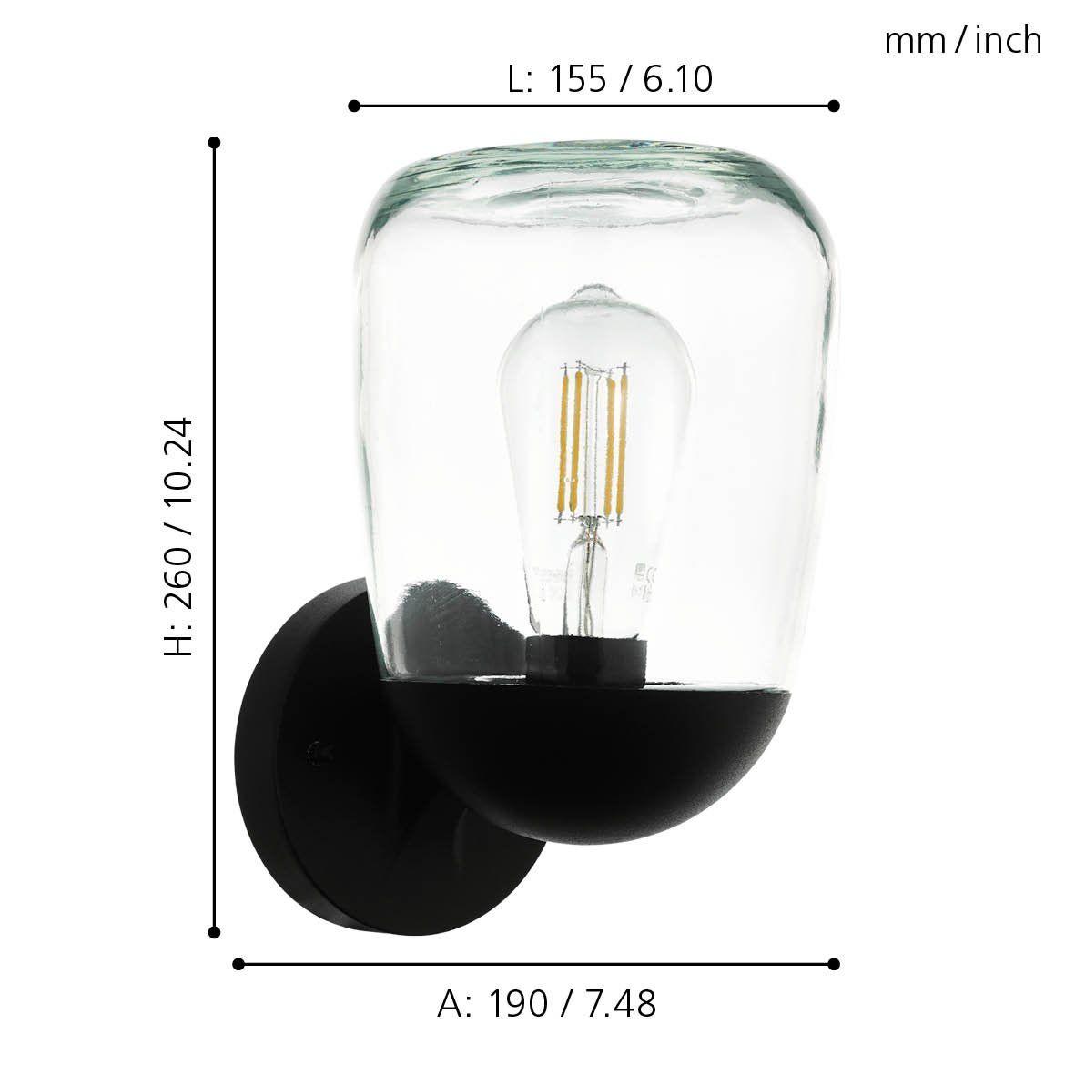 DONATORI Outdoor Wall Light by The Light Library
