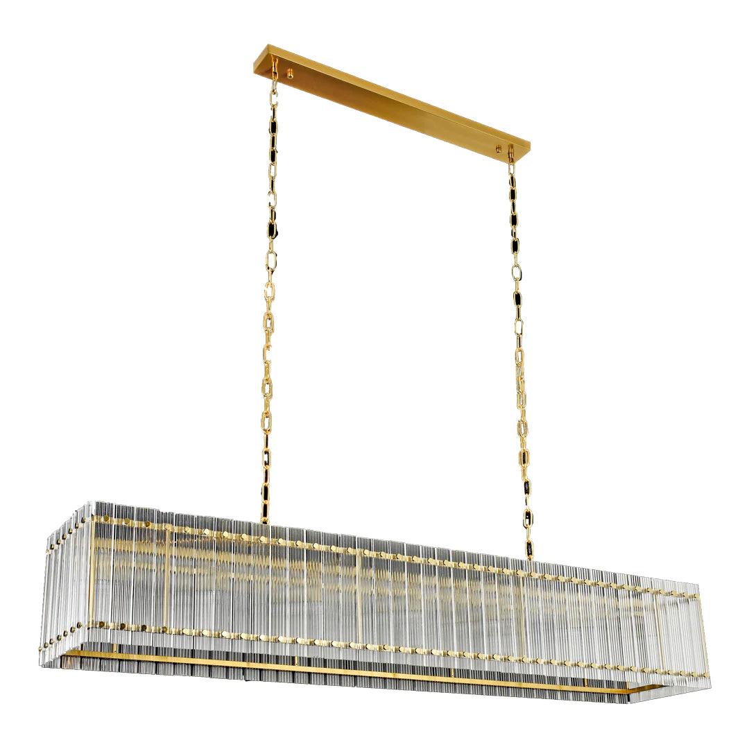GUSTAV Linear Chandelier by The Light Library