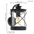 HILBURN Outdoor Wall Light by The Light Library