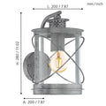 HILBURN Outdoor Wall Light by The Light Library