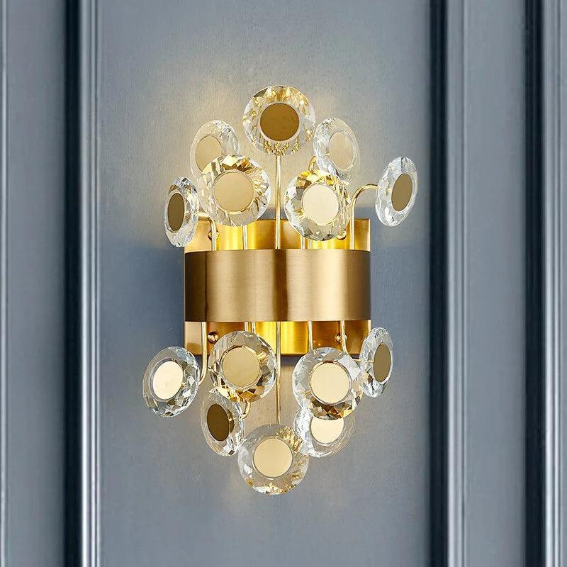 Icon Crystal Wall Sconce by The Light Library