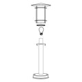 LISIO Bollard by The Light Library