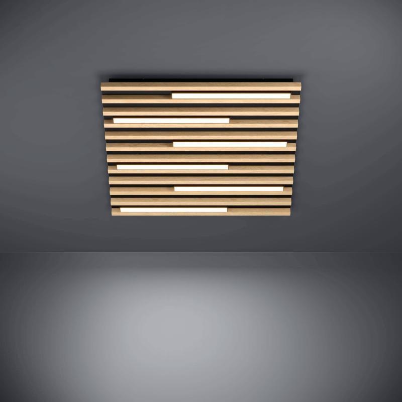 MARREIRA Wooden Ceiling Light by The Light Library