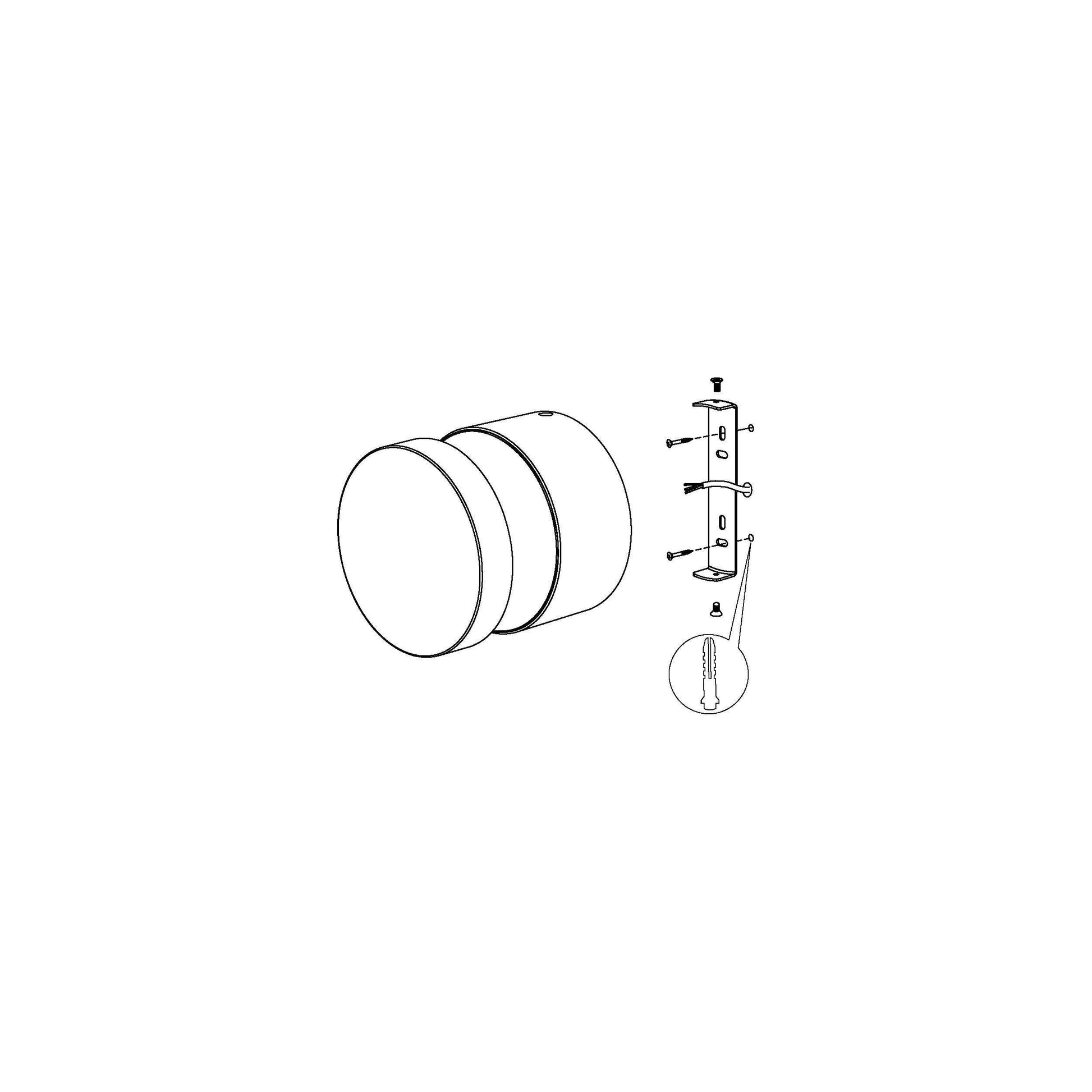 MELZO Outdoor Wall Light by The Light Library