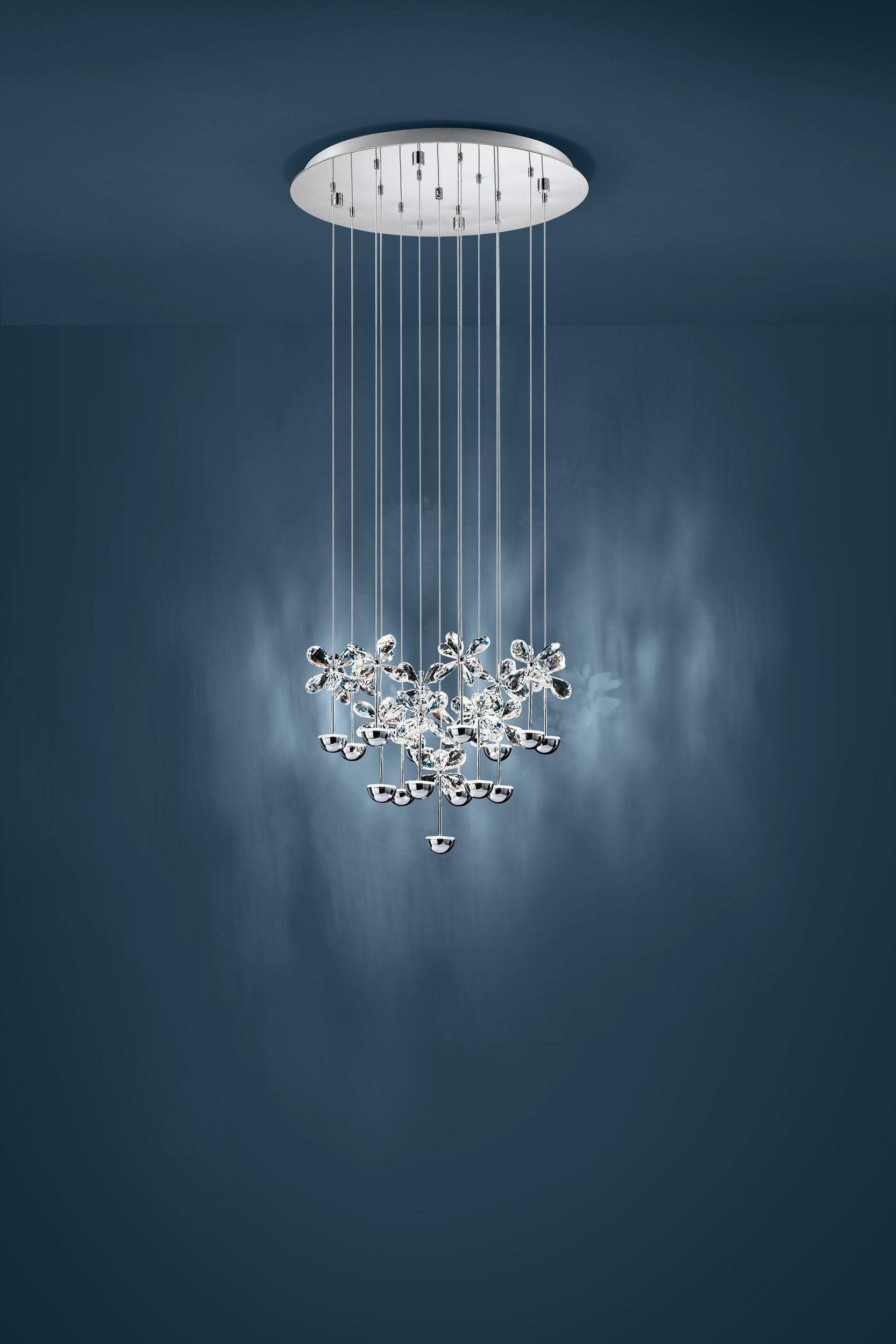 PIANOPOLI Circular Double Height Chandelier 500 by The Light Library