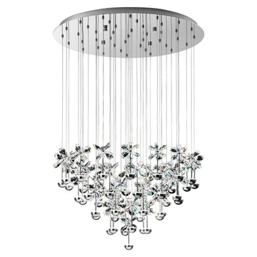 PIANOPOLI Round Chandelier Light 780 by The Light Library