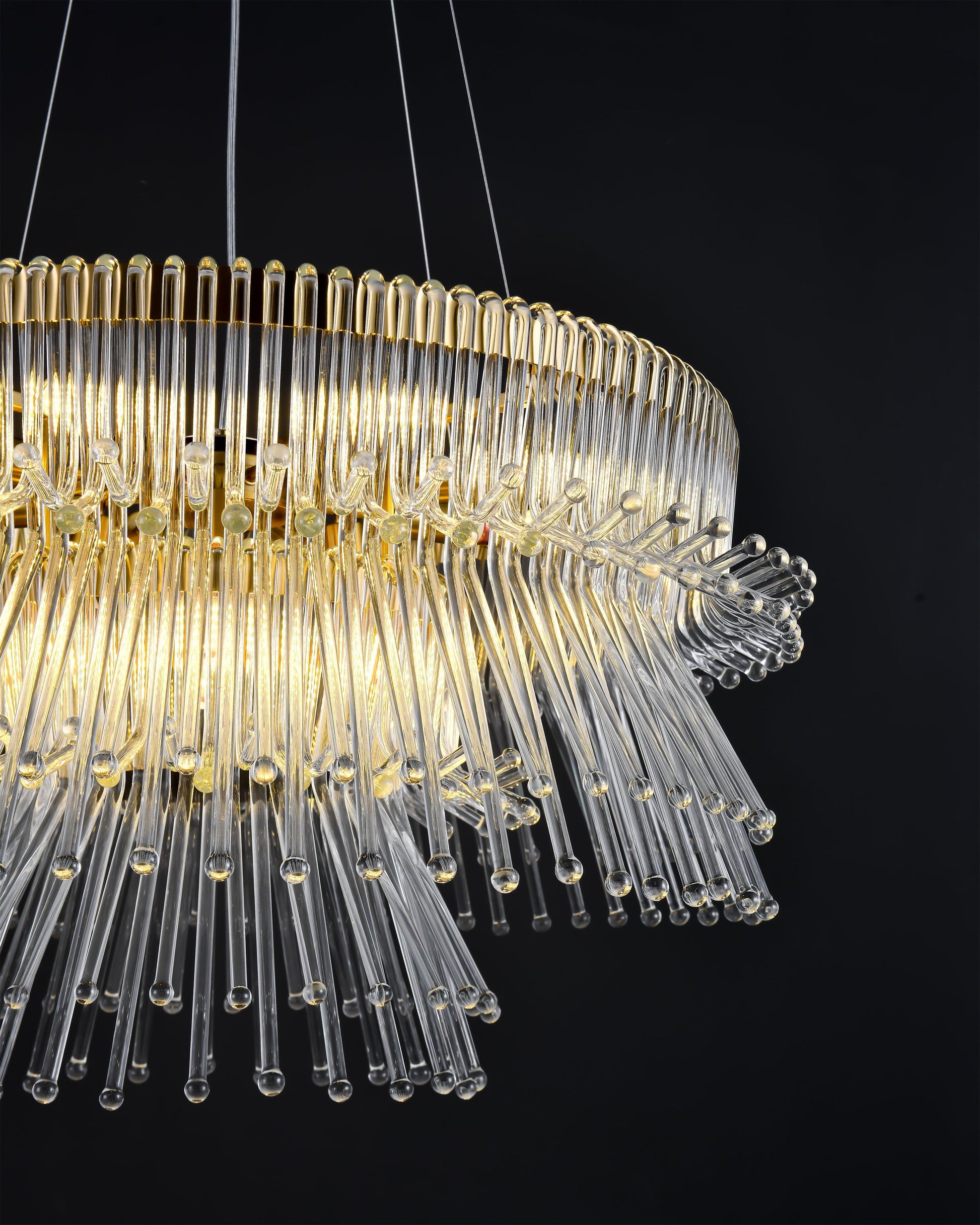 Radiant Aura Chandelier by The Light Library