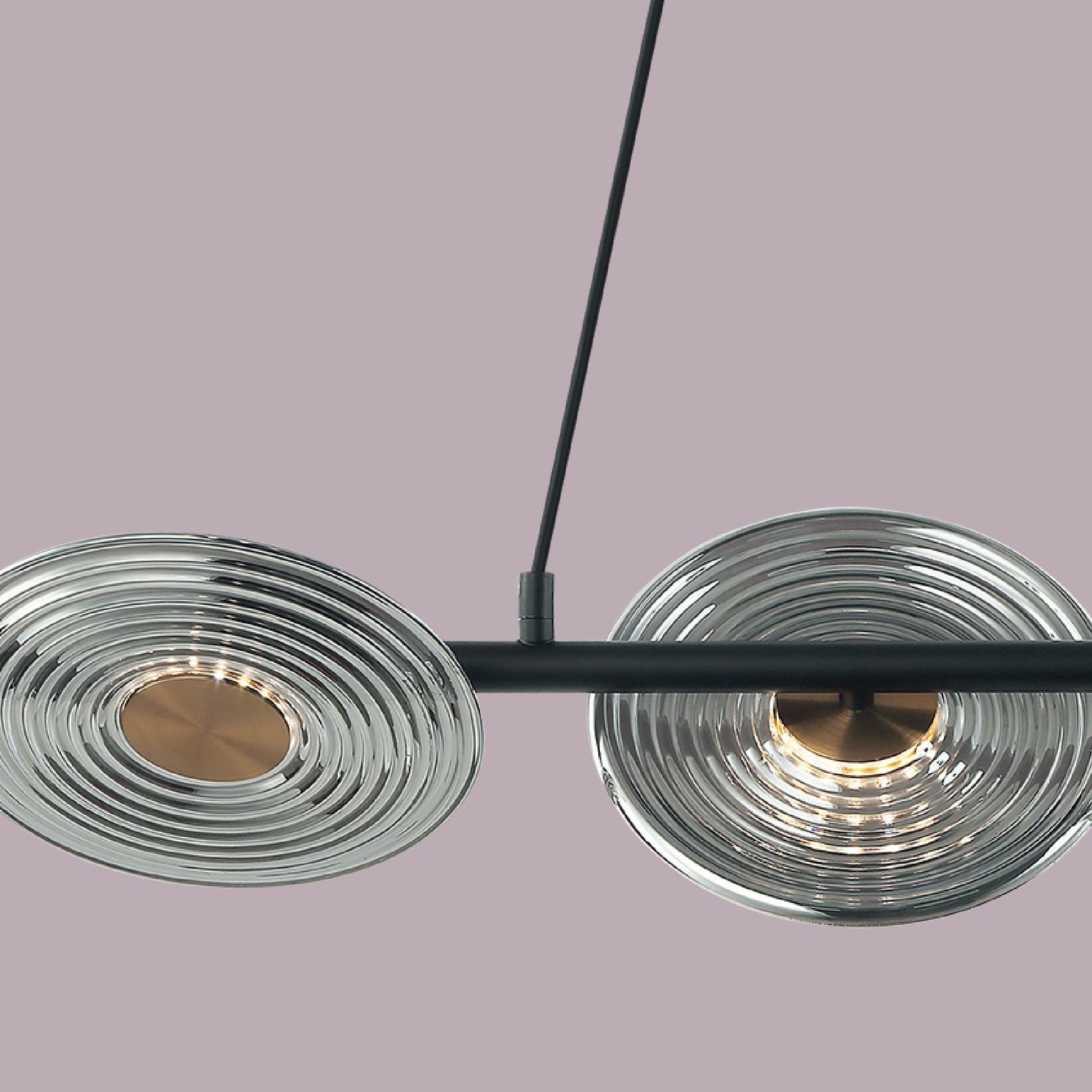 Regal Radiance Ripple Hanging Light by The Light Library