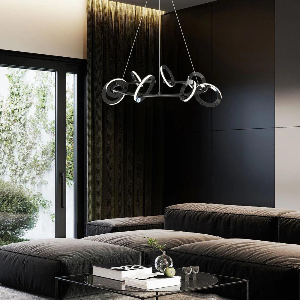 RING UNIVERSE Chandelier by The Light Library