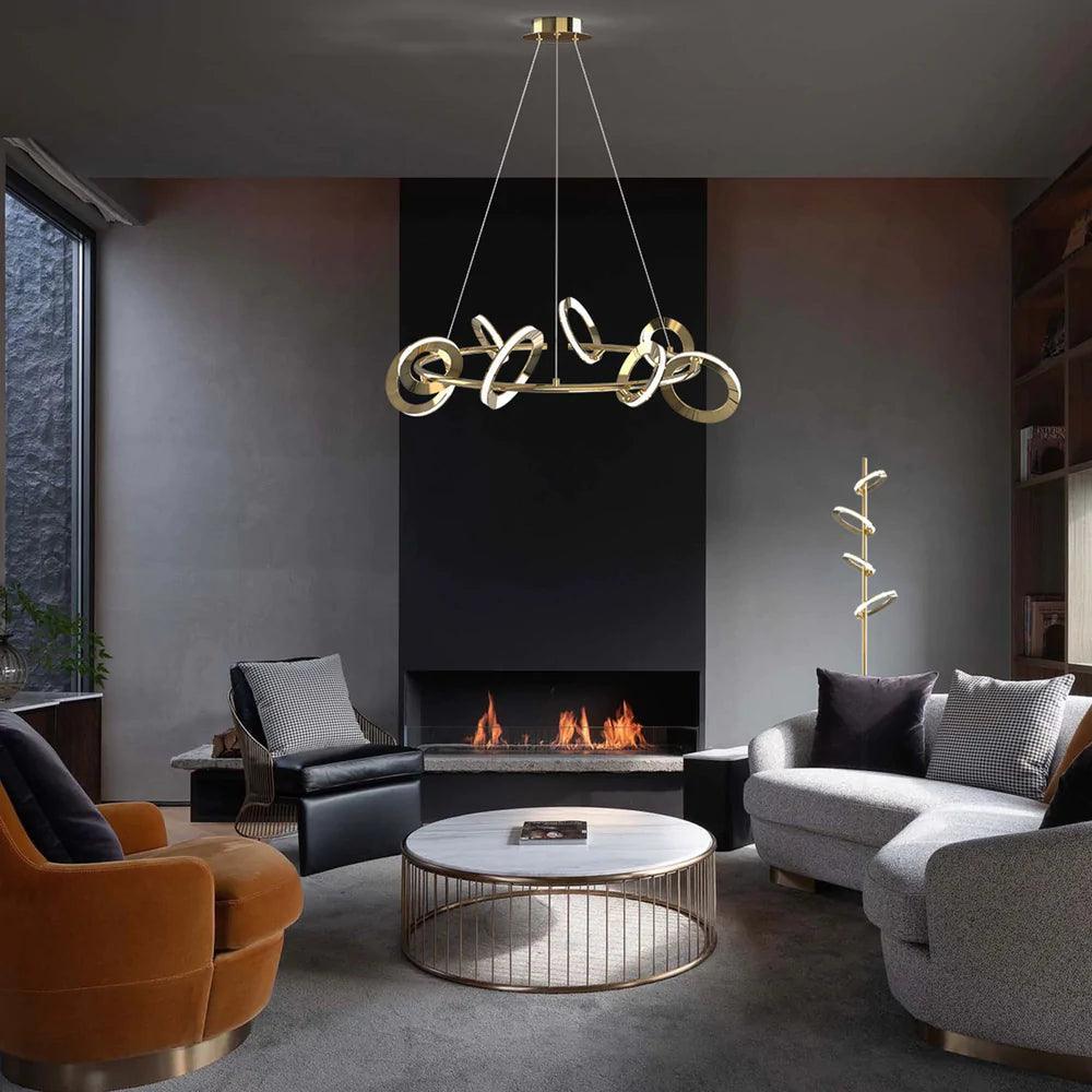 RING UNIVERSE Chandelier by The Light Library
