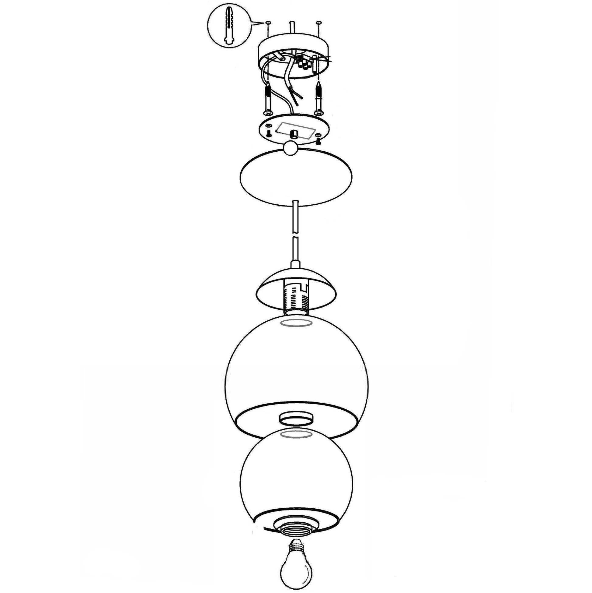 ROCAMAR Pendant Light by The Light Library