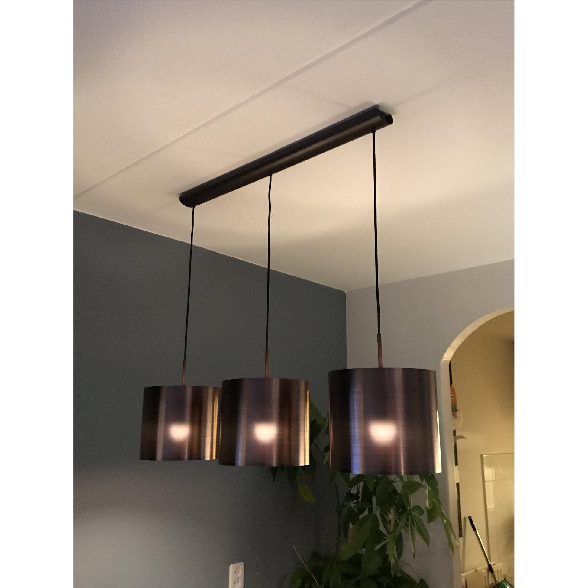 SAGANTO Copper Pendant Light by The Light Library