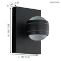 SESIMBA Outdoor Wall Light by The Light Library