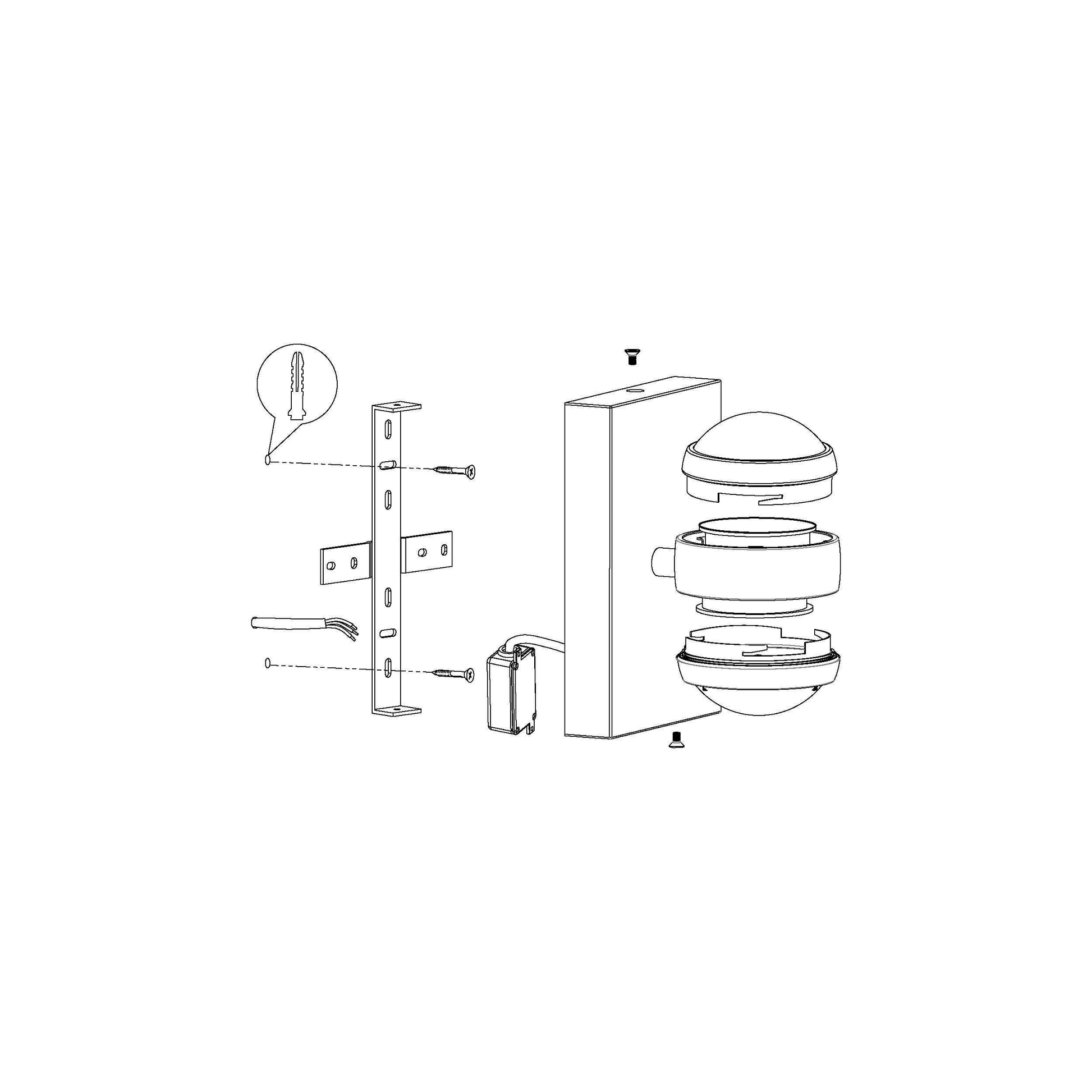 SESIMBA Outdoor Wall Light by The Light Library