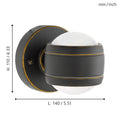 SESIMBA Outdoor Wall Light by The Light Library