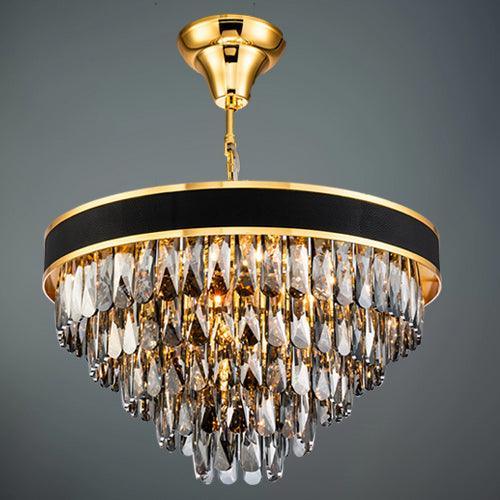 Signsy Black Oval Chandelier by The Light Library