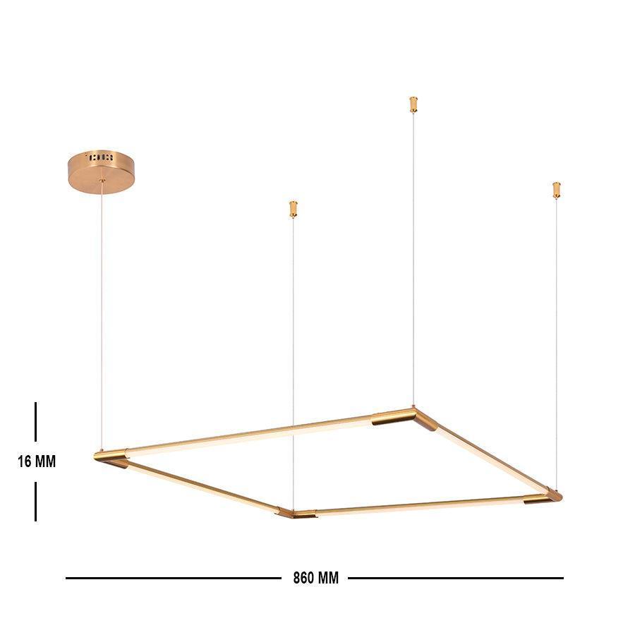 SQUARE Chandelier by The Light Library