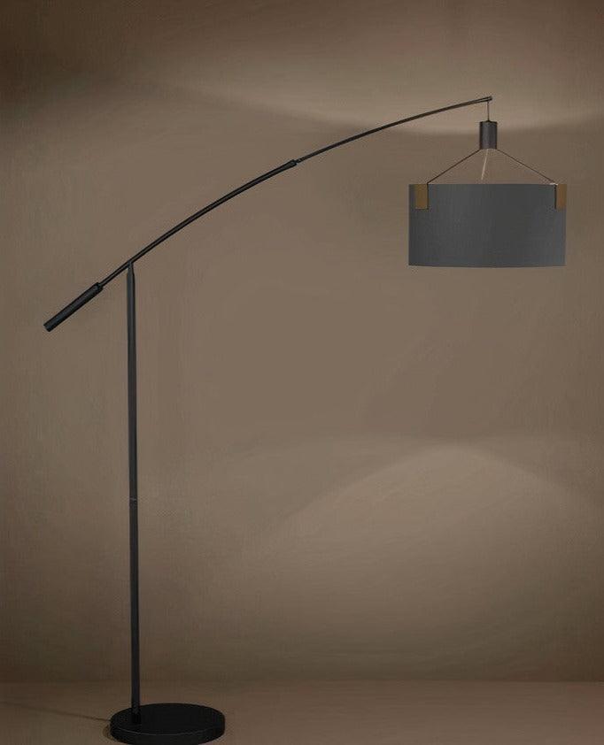 TORTOLA Black Floor Lamp by The Light Library