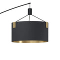 TORTOLA Black Floor Lamp by The Light Library