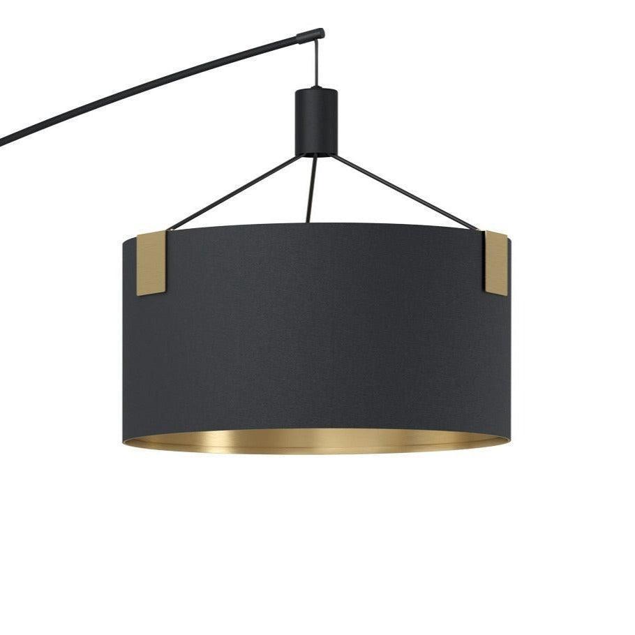 TORTOLA Black Floor Lamp by The Light Library