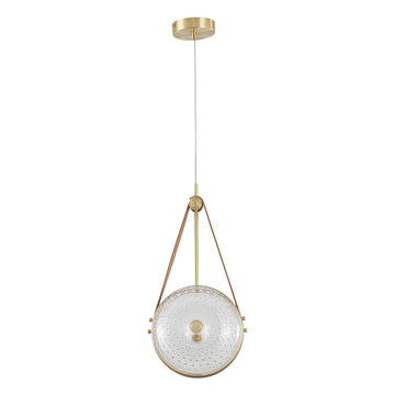 VANESSA Leatherette Pendant Light by The Light Library