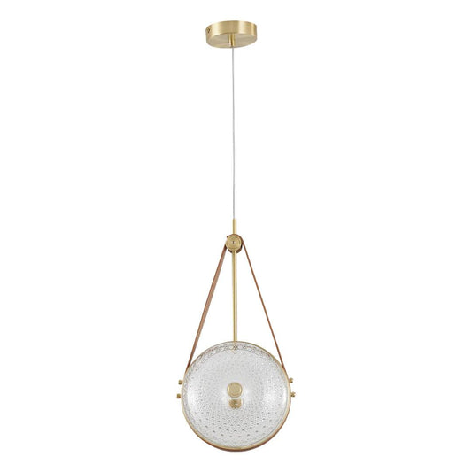 VANESSA Leatherette Pendant Light by The Light Library