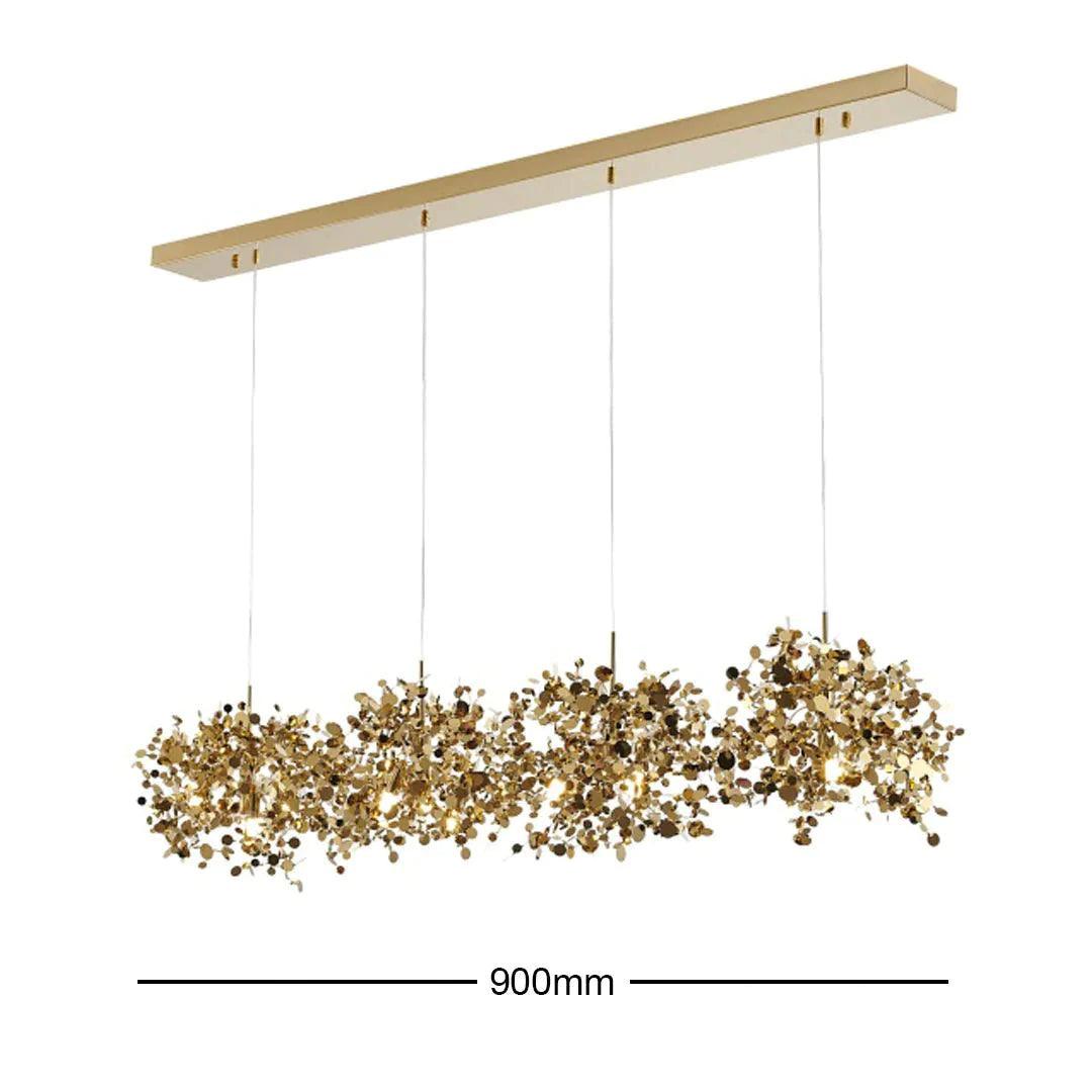 ZAC LINEAR Chandelier by The Light Library